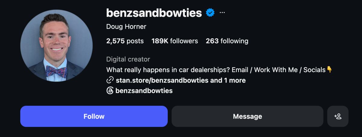 Benzs & Bowties profile
